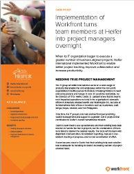 Workfront Heifer success story